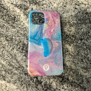 Loopy case iPhone 12/12 Pro Cotton Candy Cane Swirl